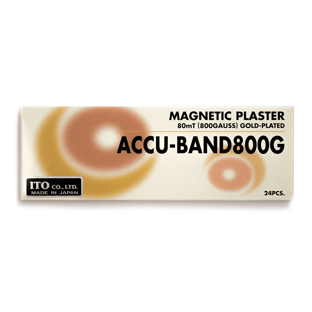 Accu-Band, guldpläterade Kulplåster för kroppsakupressur,  24 st 800 guass