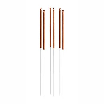 Phoenix akupunkturnål med kopparskaft, styckpackad utan hylsa, 0,25*25 mm, 100 st