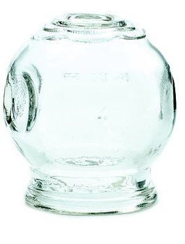 Glass Fire Cupping Jar (L), size of opening 45 mm