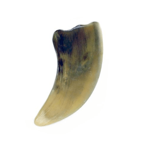 Hart, board and Shell Shaped  light Gua Sha  massager made of  horn - 2