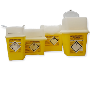 Nålcontainer - Kanylburk, 1, 2 , 3 eller 4 liter