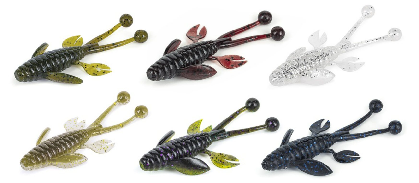 Molix Freaky Flex 3 '' Col. Mixed Pack 5 - Creature Soft Bait