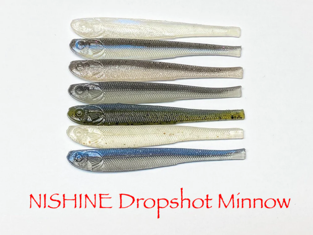 Nishine Lure Works Dropshot Minnow 3.4" 8,5 cm 7-pack - 2