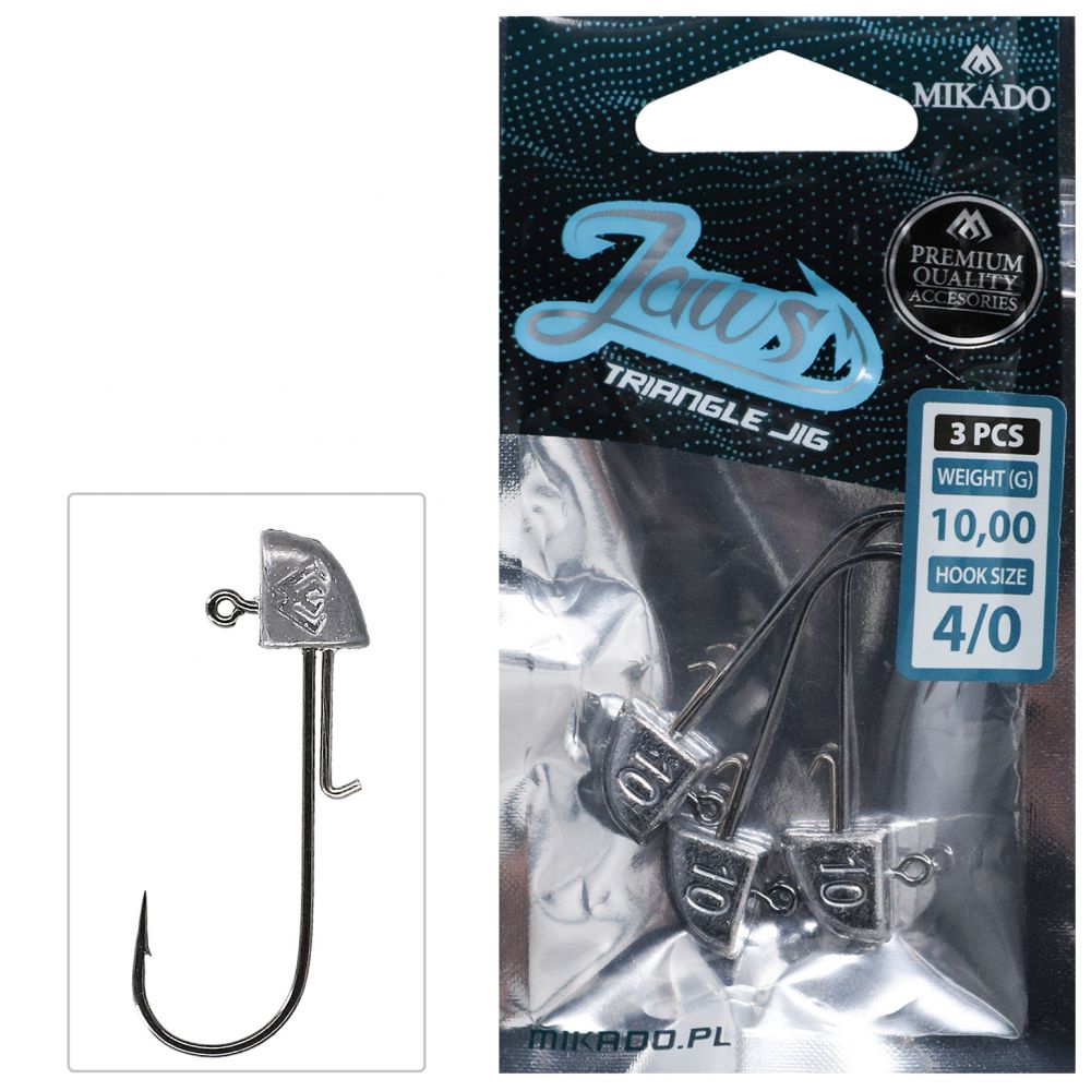 Mikado Jaws Triangle Jig Head 3-pack - 2