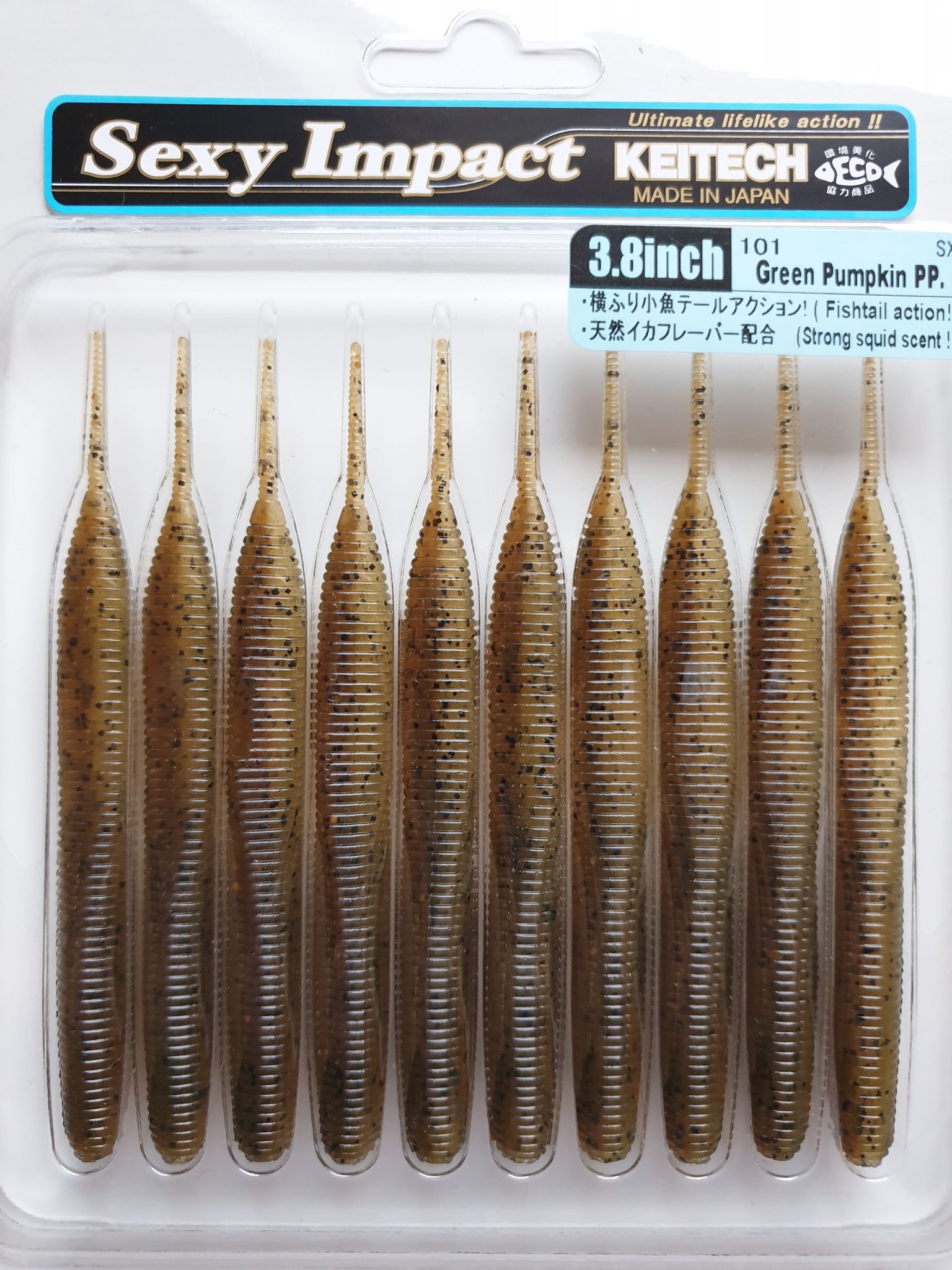 Keitech Sexy Impact 9,5 cm 10-pack - 4