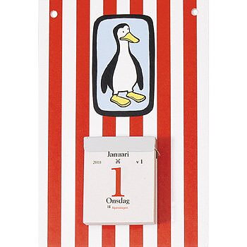 12-125 WALLCALENDAR Penguin