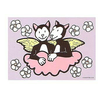 21-217 KORT A6 CAT ANGELS