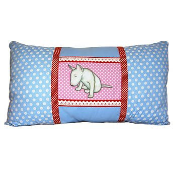 87-870 CUSHION LILLY PUPPY PINK