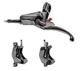 Tektro hydr. skivbroms Auriga Twin+ HD-T745 Vänster