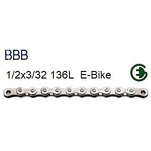 BBB Kedja E-PowerLine 1-speed 1/2x 3/32