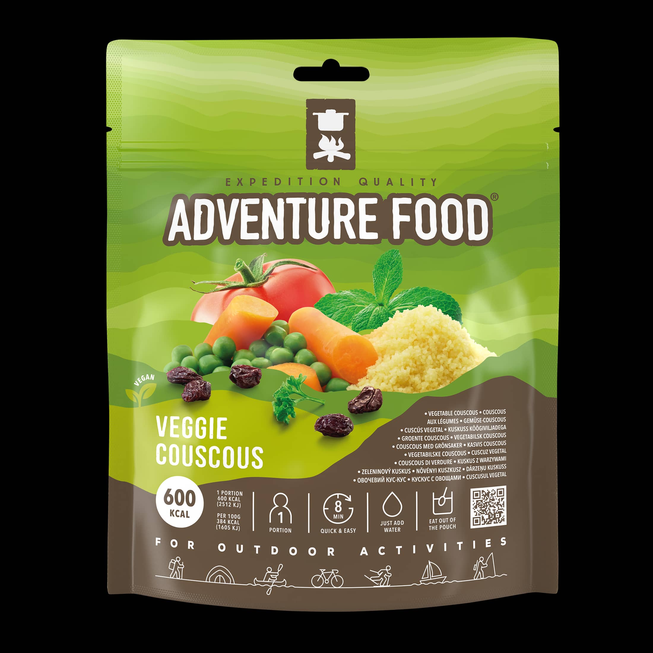 A FOOD Veggie Couscous frystorkad måltid