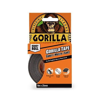 Gorilla Tape Handy Roll, 9,14mx25mm