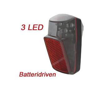 Baklykta LED for skärmmontage