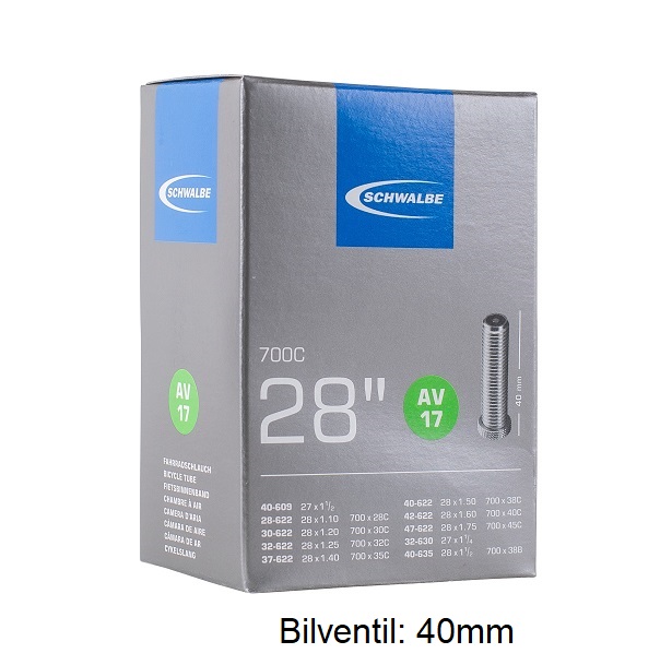 Schwalbe Slang 28" 28/47-622/630 Bilventil