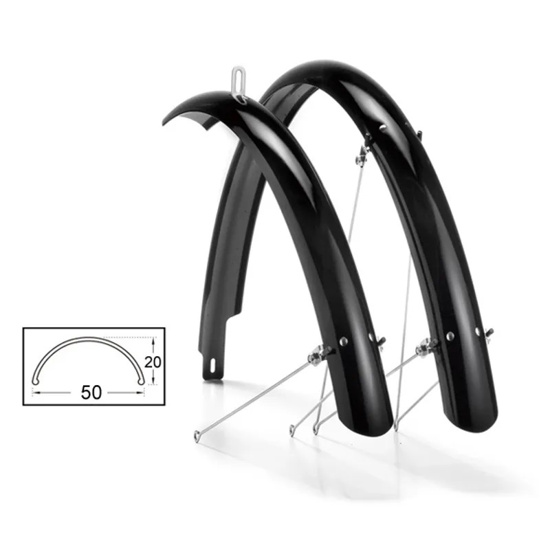 Skärmsats Trekking 28"/622 50mm Svart