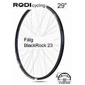 RODI Fälg BlackRock-23 , 29   622