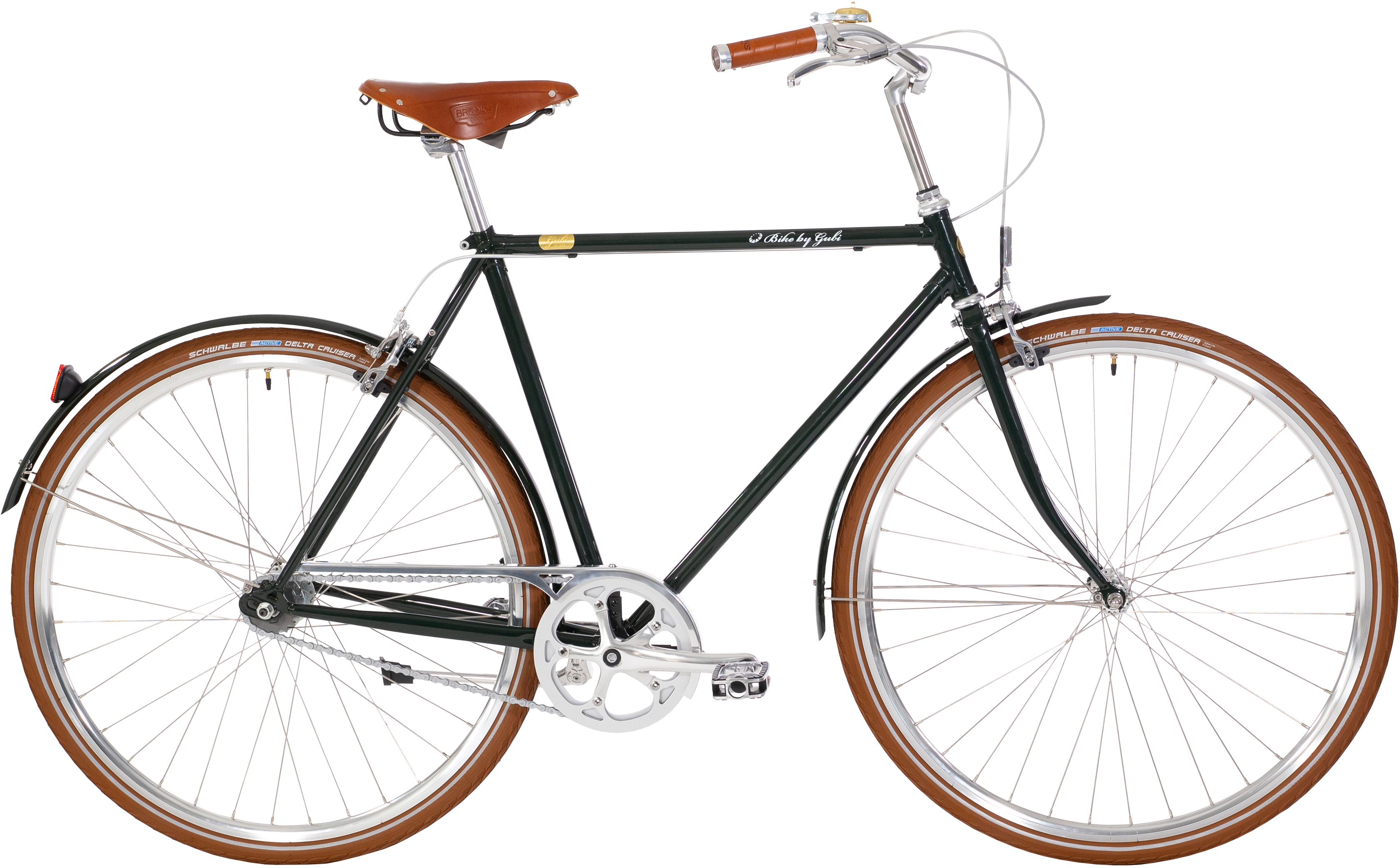 Bike by Gubi Herr 7vxl fotbroms 56cm Grön