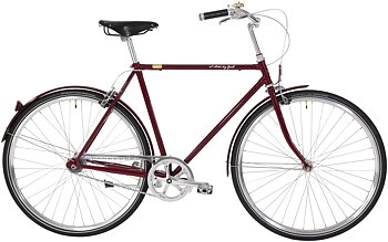 Bike by Gubi Herr 3vxl fotbroms 56cm Bordeaux