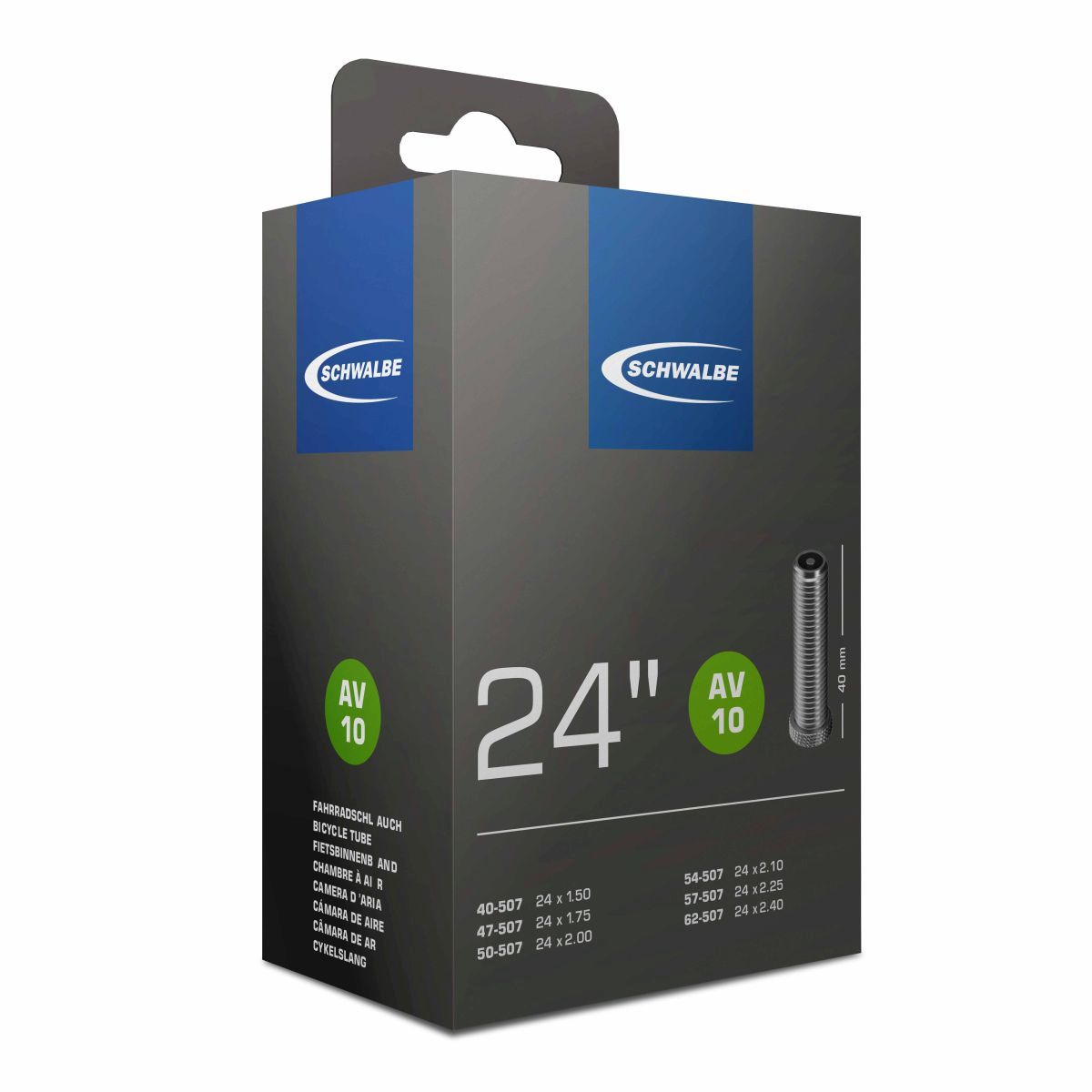 SCHWALBE AV10 (40-62x507) Schrader 40 mm