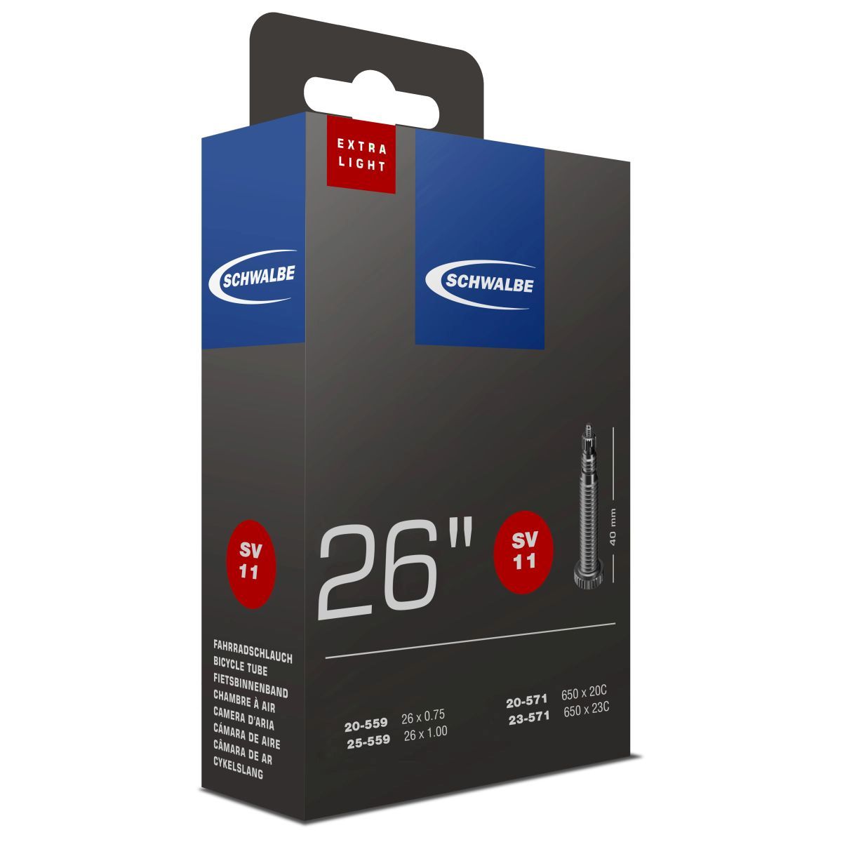 SCHWALBE SV11 EXTRA LIGHT 26 x 0,8 - 1