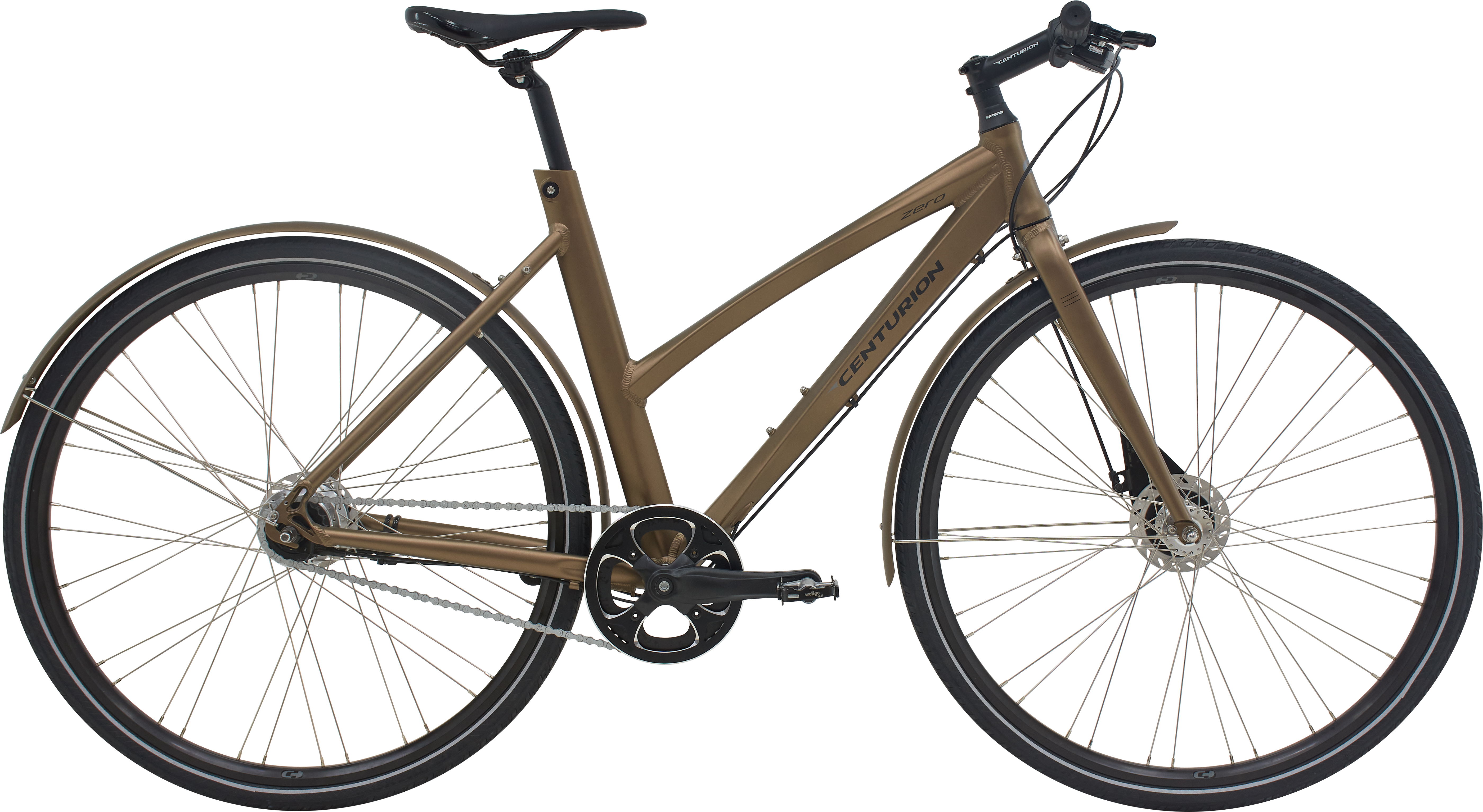 Centurion Zero Dam 22in 7v Shimano Nexus rull matt brun