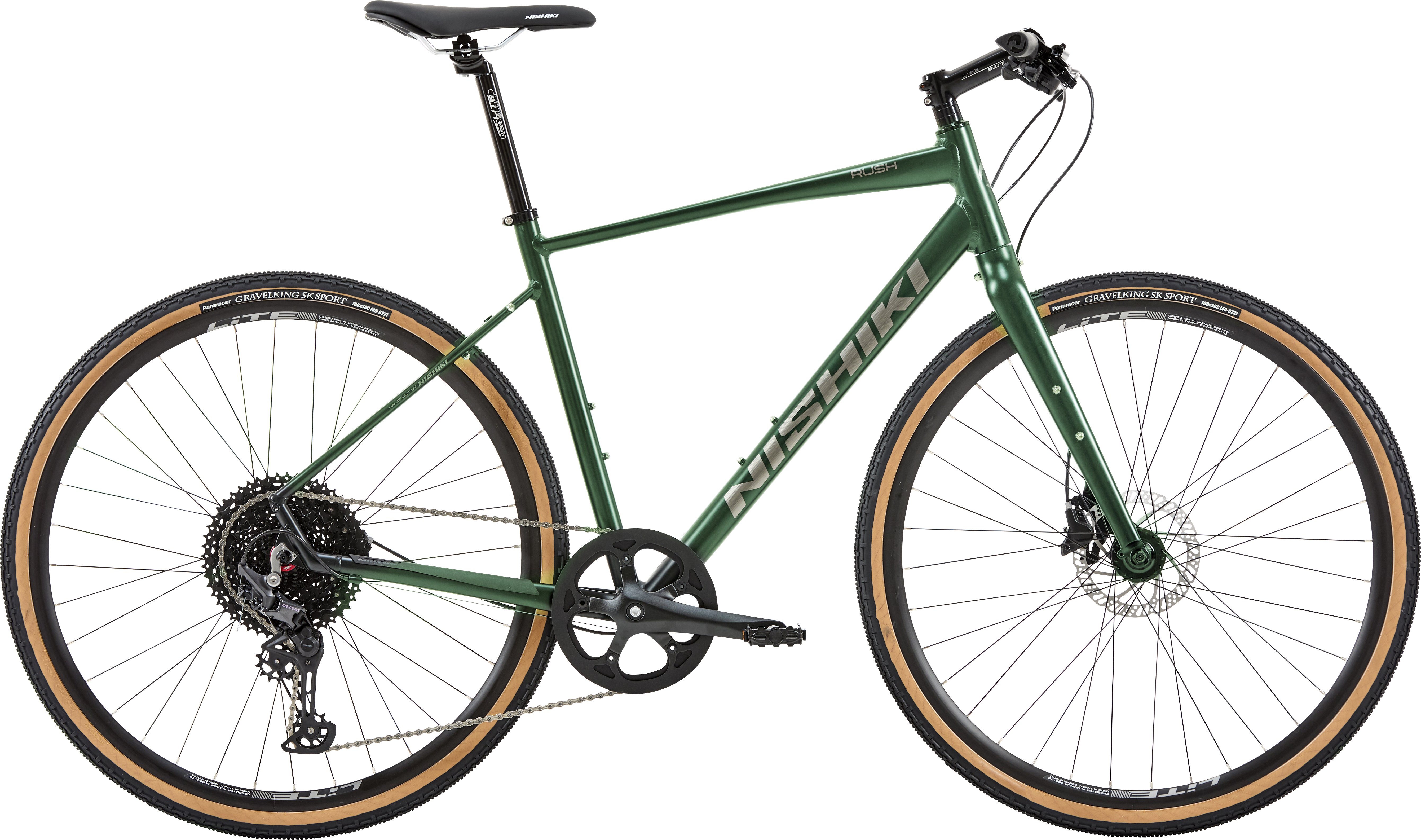 Nishiki Rush Herr 12vxl 18in Smaragdgrön