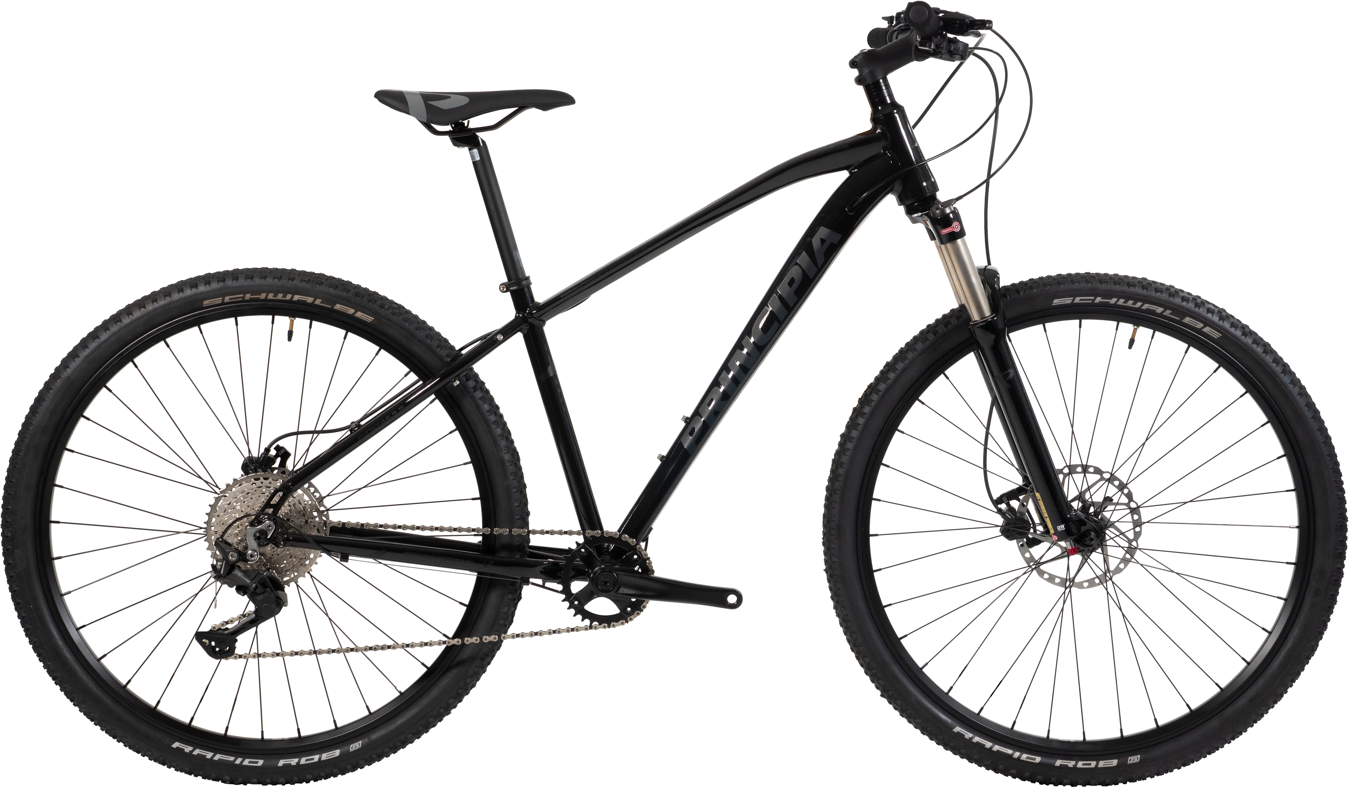 Principia A6.9 29in Deore 1x11sp Flatbar Susp. Fork Hydr. Disc 21in/533mm Blank