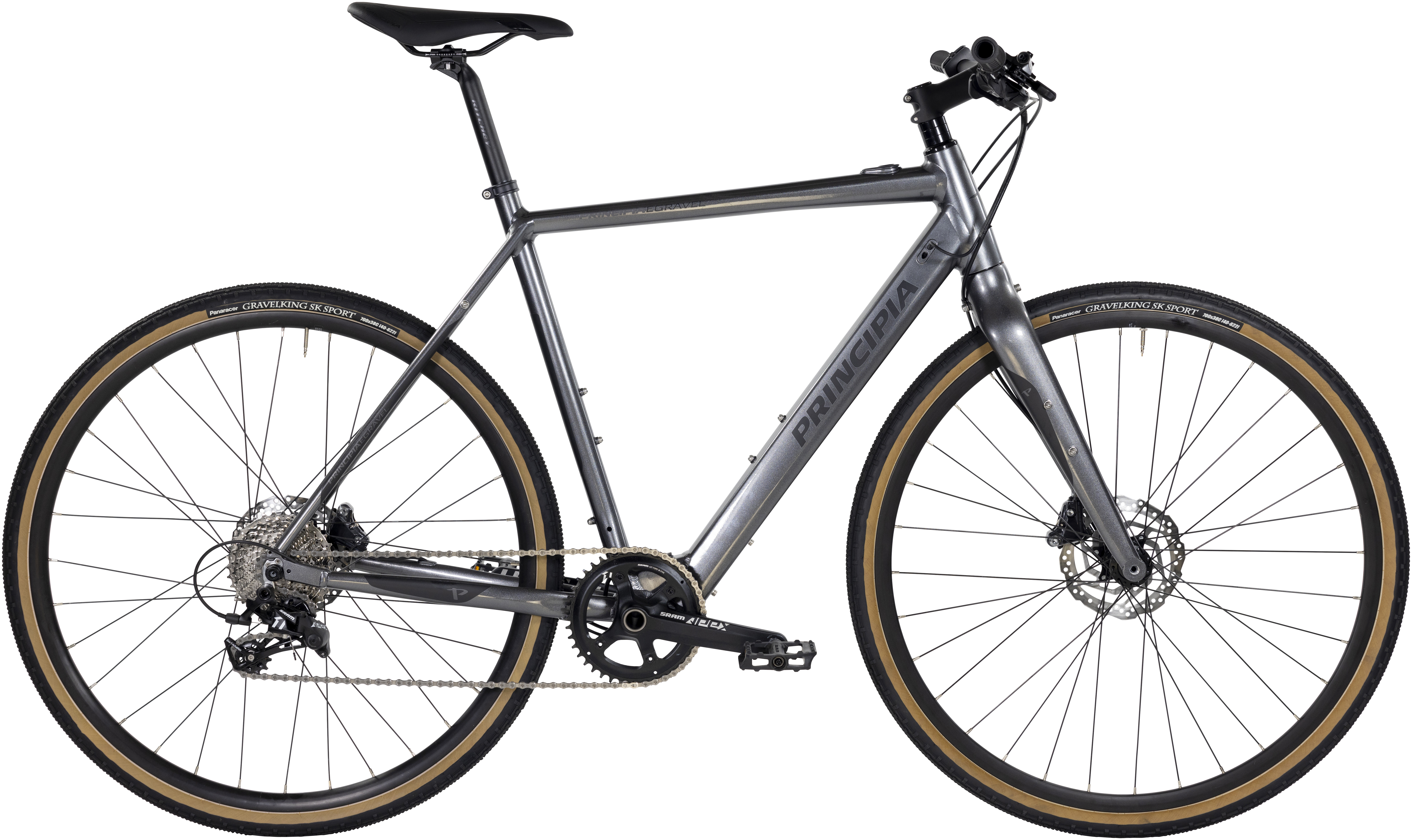 Principia E Gravel Herr 1x12 NX Eagle 57cm Grå inkl. batteri