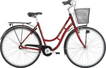 Winther Classic SE Dam 3vxl 48cm Röd inkl. korg