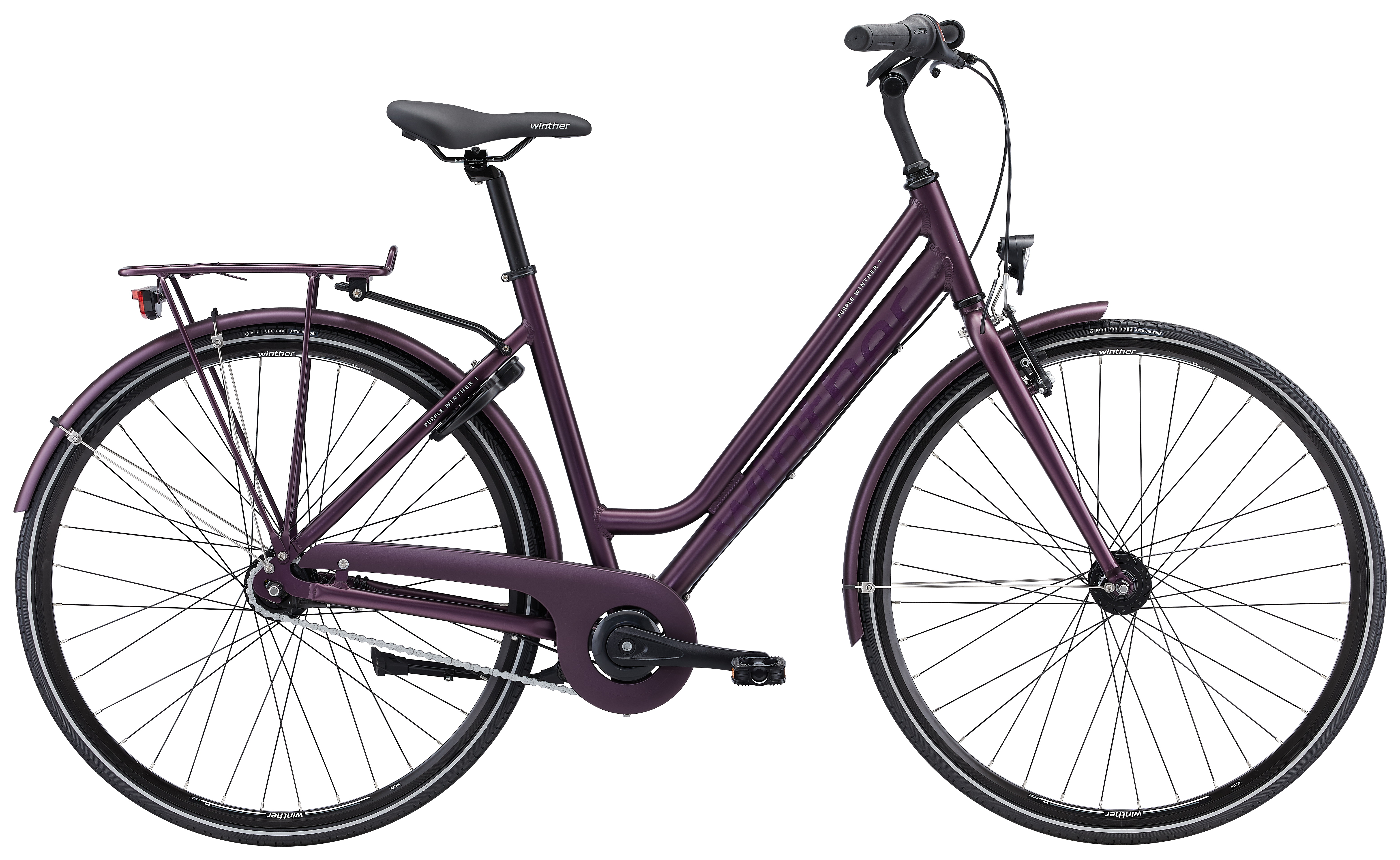 Purple Winther 1 Dam 7vxl fot/v-broms Dynamo 54cm Matt lila
