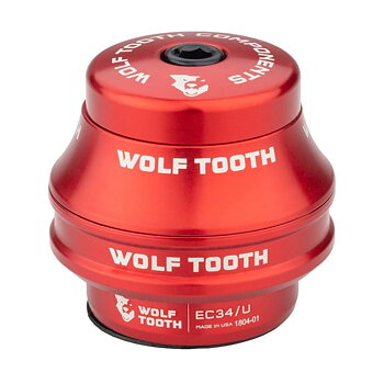 EC34/28.6 UPPER HEADSET 25MM STACK RED