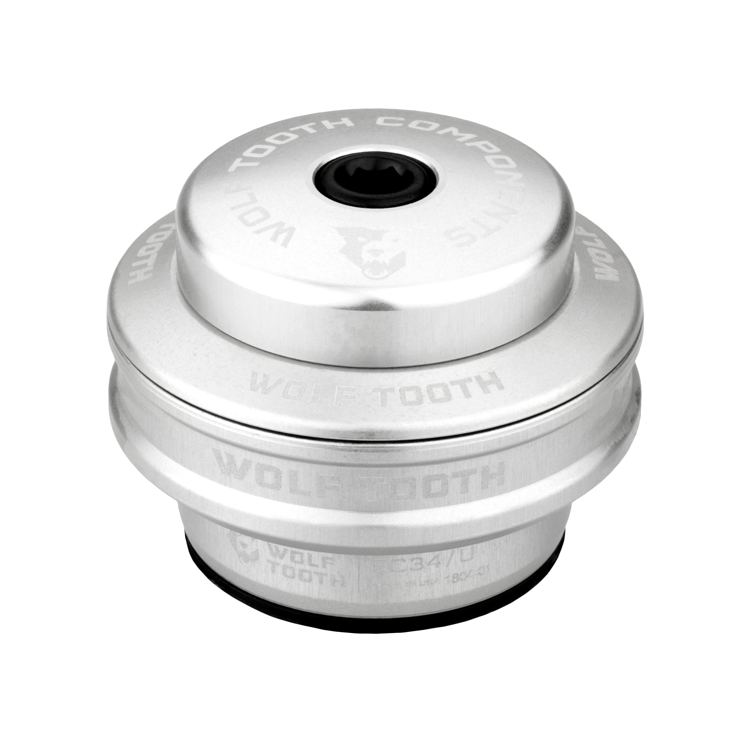 EC34/28.6 PREMIUMUPPER HEADSET 16MM STACK RAW SILVER