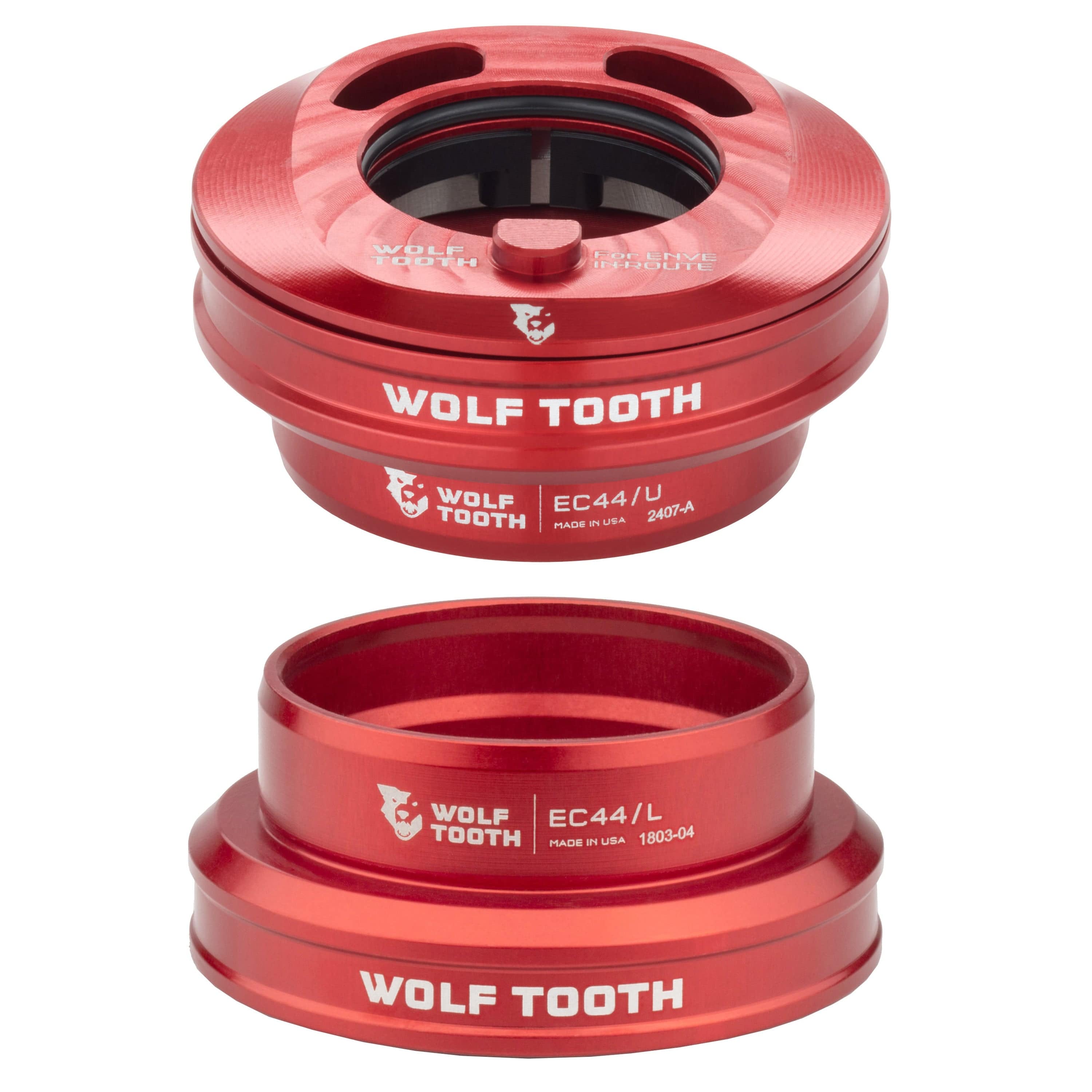 EC44 PREMIUM UPPER LOWER HEADSET FOR ENVE IN-ROUTE SYSTEM RED