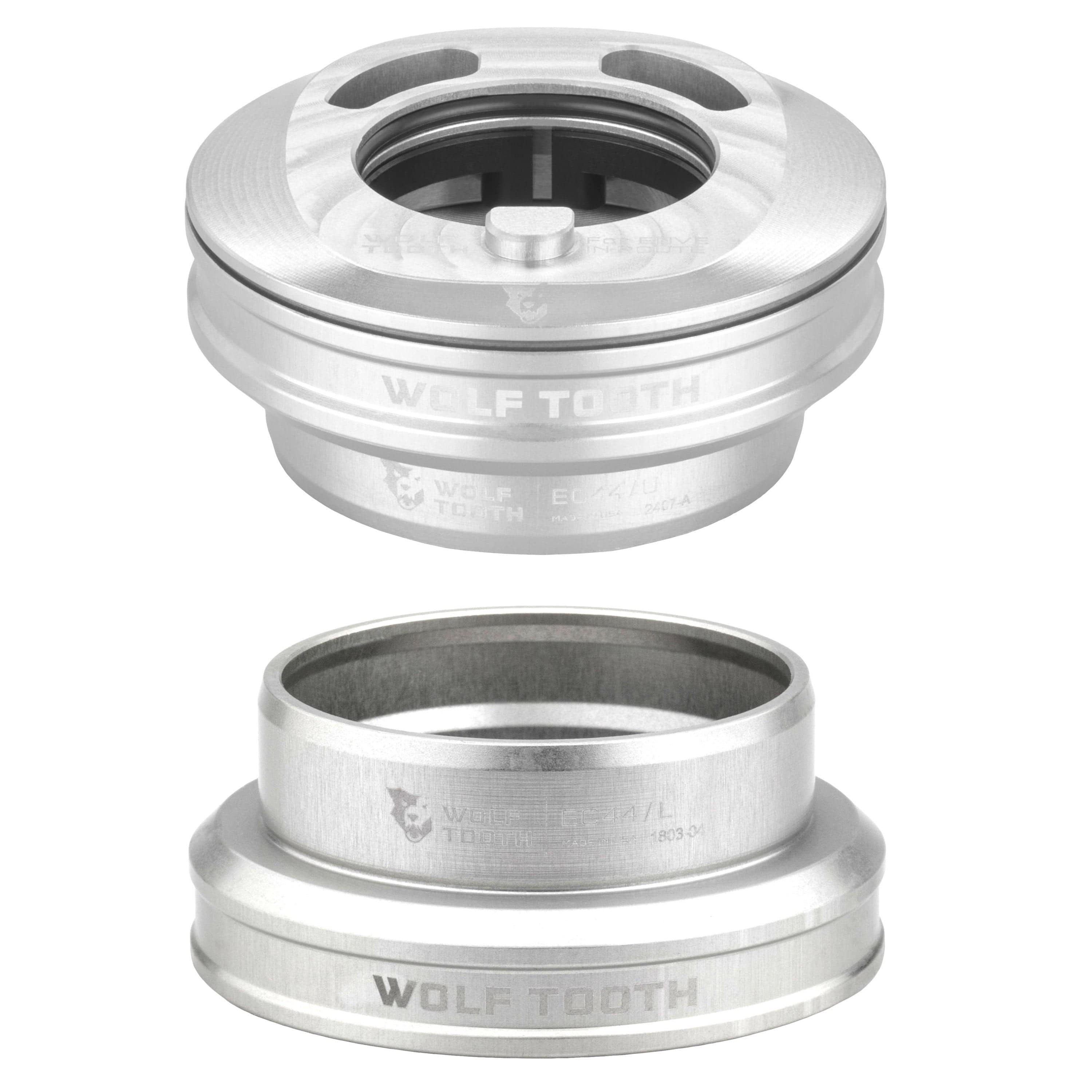 EC44 PREMIUM UPPER LOWER HEADSET FOR ENVE IN-ROUTE SYSTEM RAW SILVER
