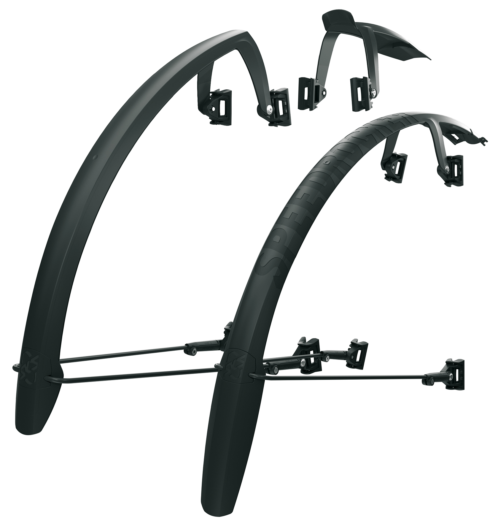 Skärmset SKS Speedrocker 700c 42mm Road/Cross/Gravel Mattsvart