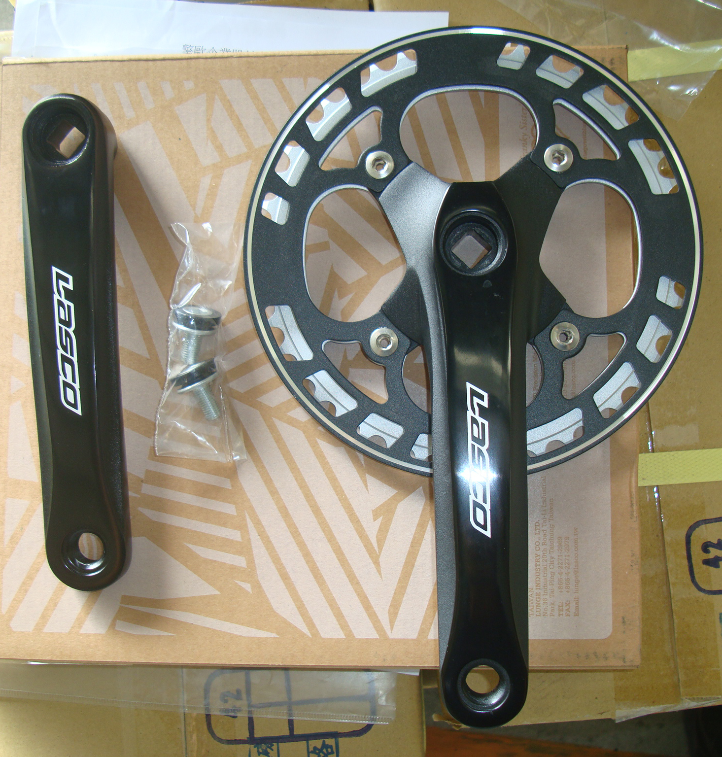 Vevparti Lasco Swift Pro 44T disc+8mm Svart
