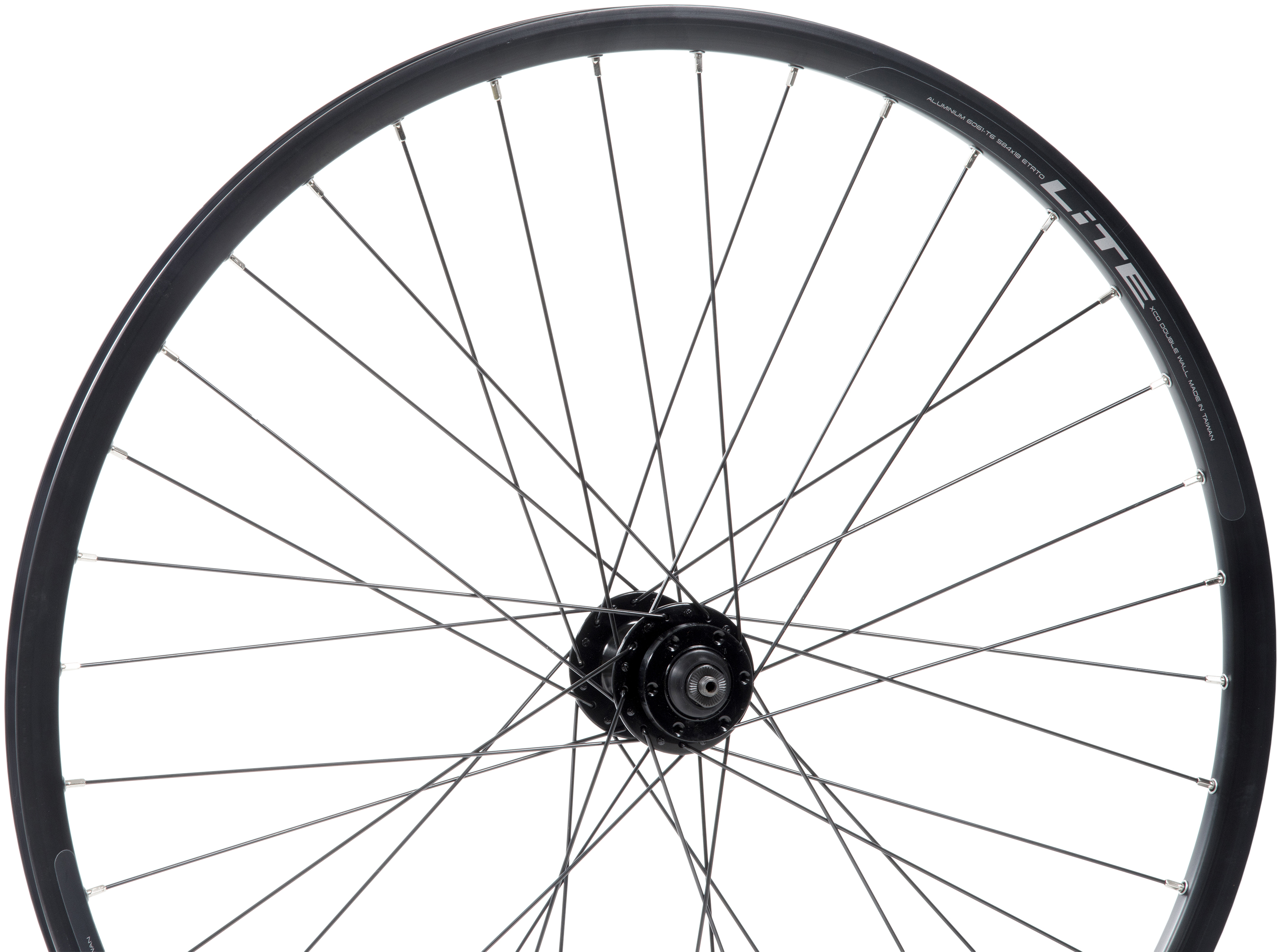 Framhjul LiTE 28in ETRTO 622-16 D/W disc 6b QR Svart