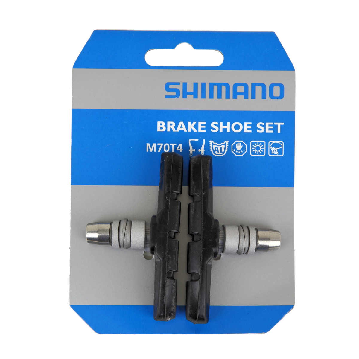 Bromskloss LX/Deore 1 par, M70T4, med mutter