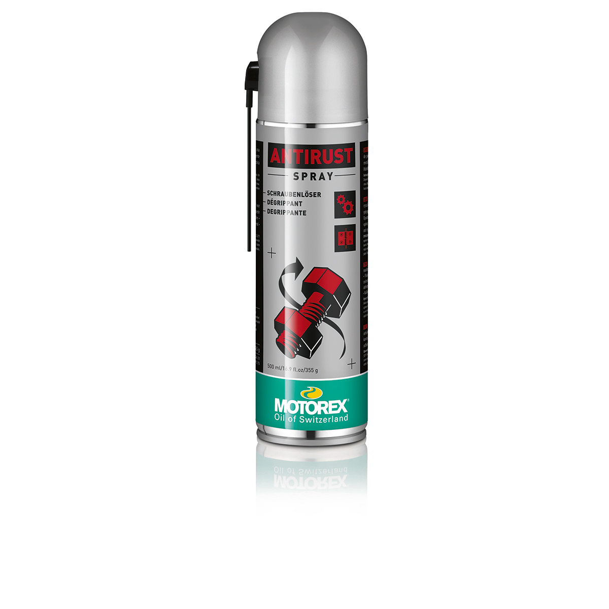 Motorex Antirost 500ml tar effektivt bort rost