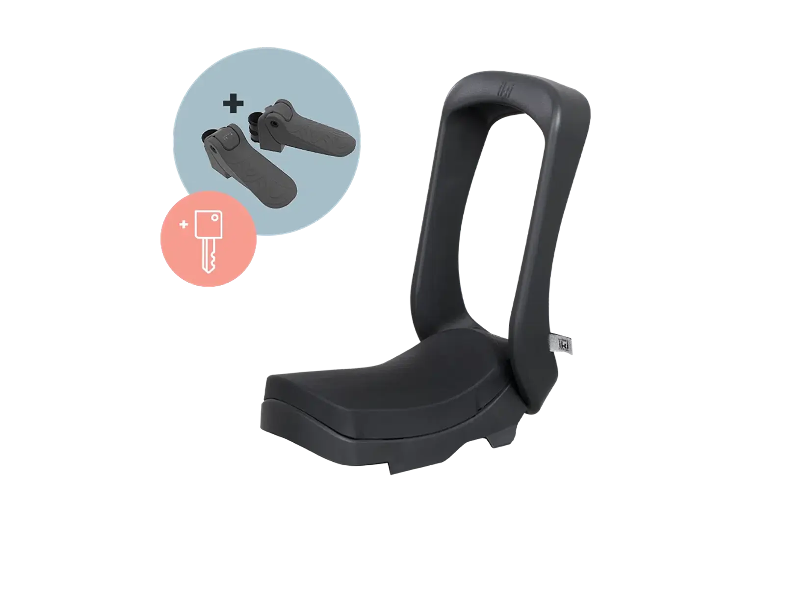 svart barnstol för juniorer