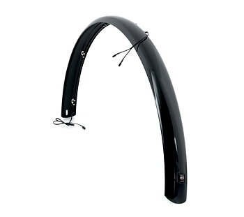 Ecoride stänkskärm bak 28" 56 mm, blank svart (Gen3 och äldre)