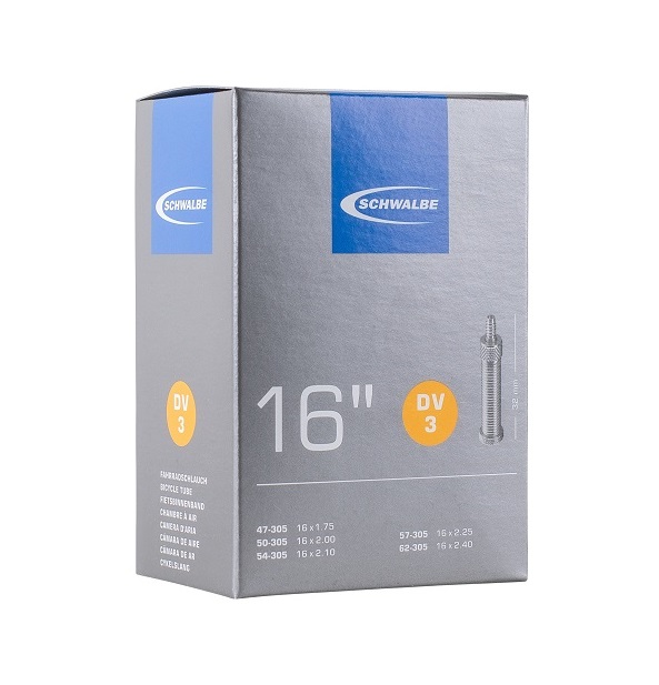 Schwalbe DV3 cykelslang 16 tum