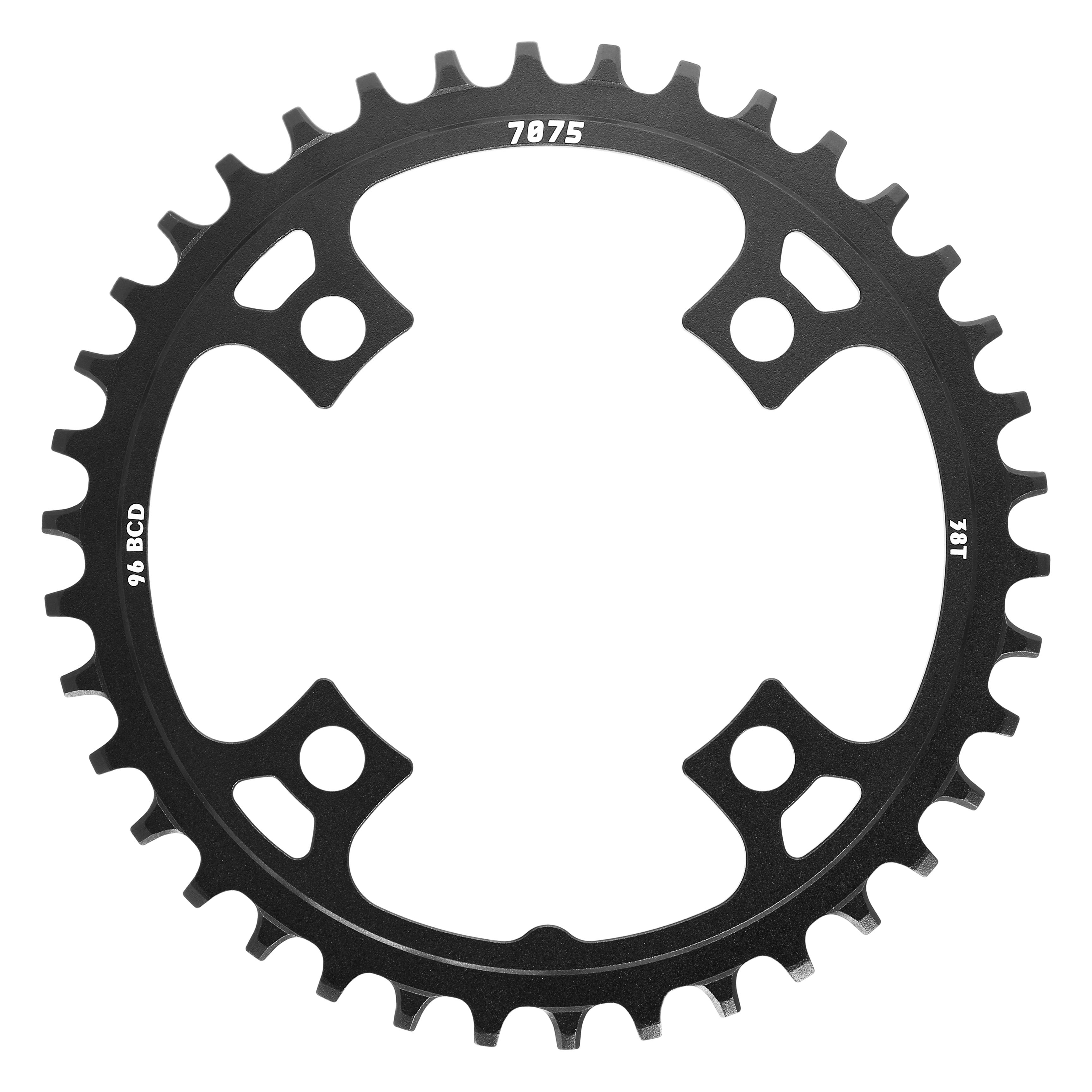 Klinga SunRace 38T 11vxl MTB till vevparti FCMX00 BCD 96 Svart