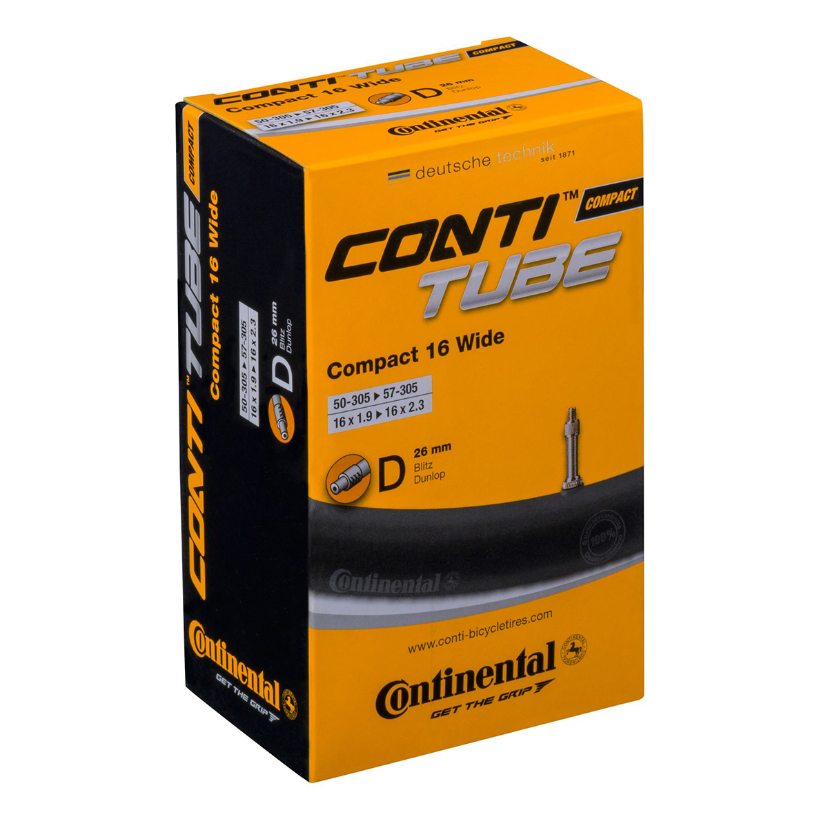 Continental Compact 16 Wide cykelslang