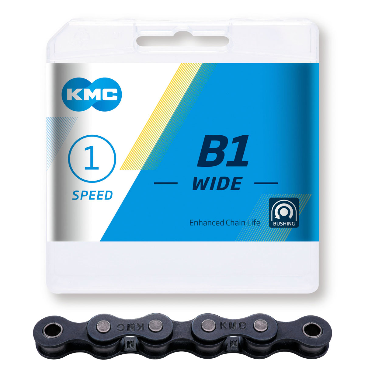 KMC B1 Wide Black cykelkedja