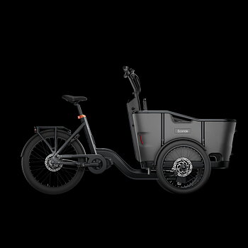 Ecoride Loader 806 – trehjulig ellådcykel, mittmotor och remdrift