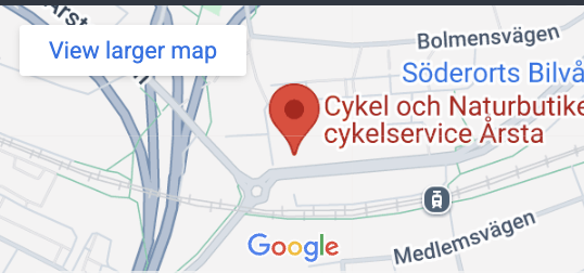 Så hittar du cykelbutiken i Årsta