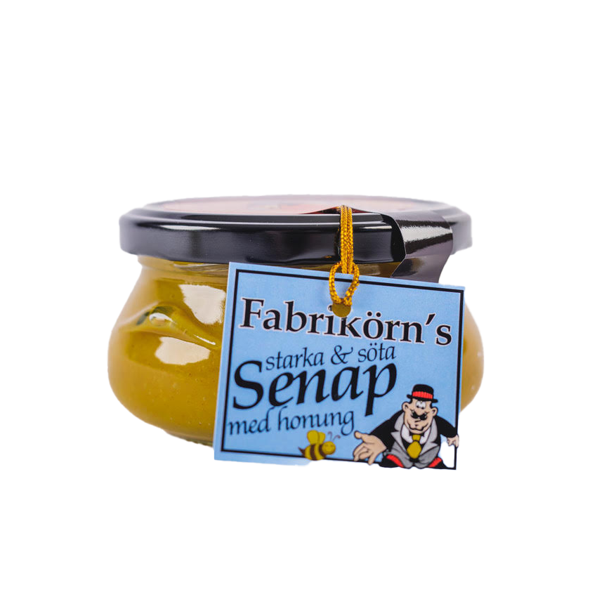 Fabrikörns Släta Senap (Glas) 