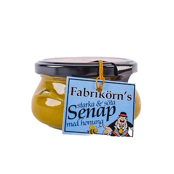 Fabrikörns Släta Senap (Glas) 