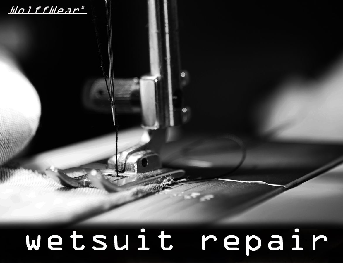 Repairing wetsuit
